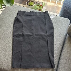 NWT Elegant Black Pencil Skirt